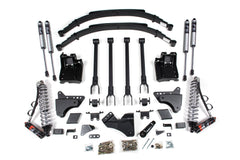 BDS 6 Inch Lift Kit w/ 4-Link & FOX 2.5 Performance Elite Coil-Over Conversion for 2011-2016 Ford F250/F350 Super Duty 4WD Diesel