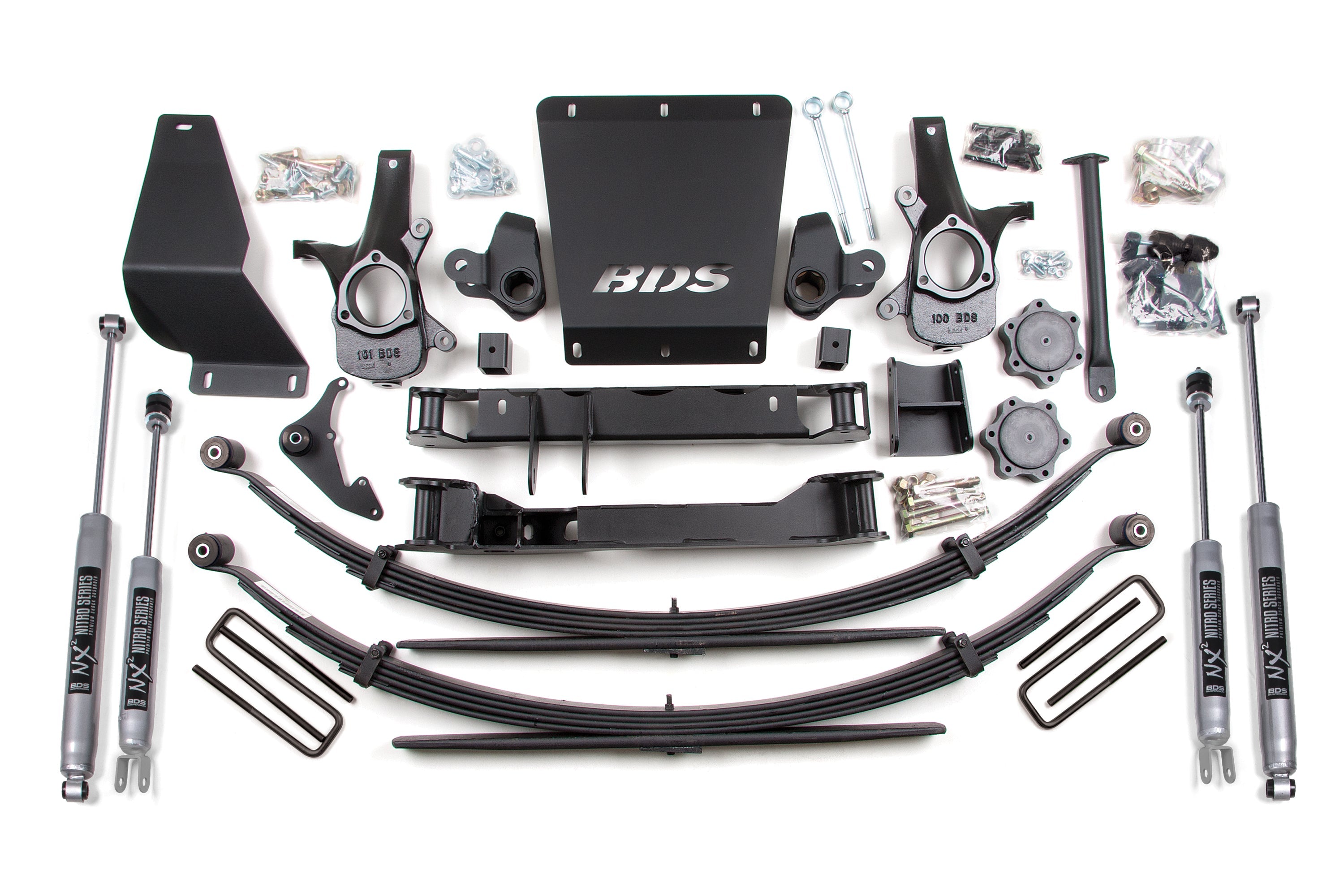 BDS Suspension 4.5 Inch Suspension Lift Kit Chevy Silverado GMC Sierra 1500 4WD (1999–2006)