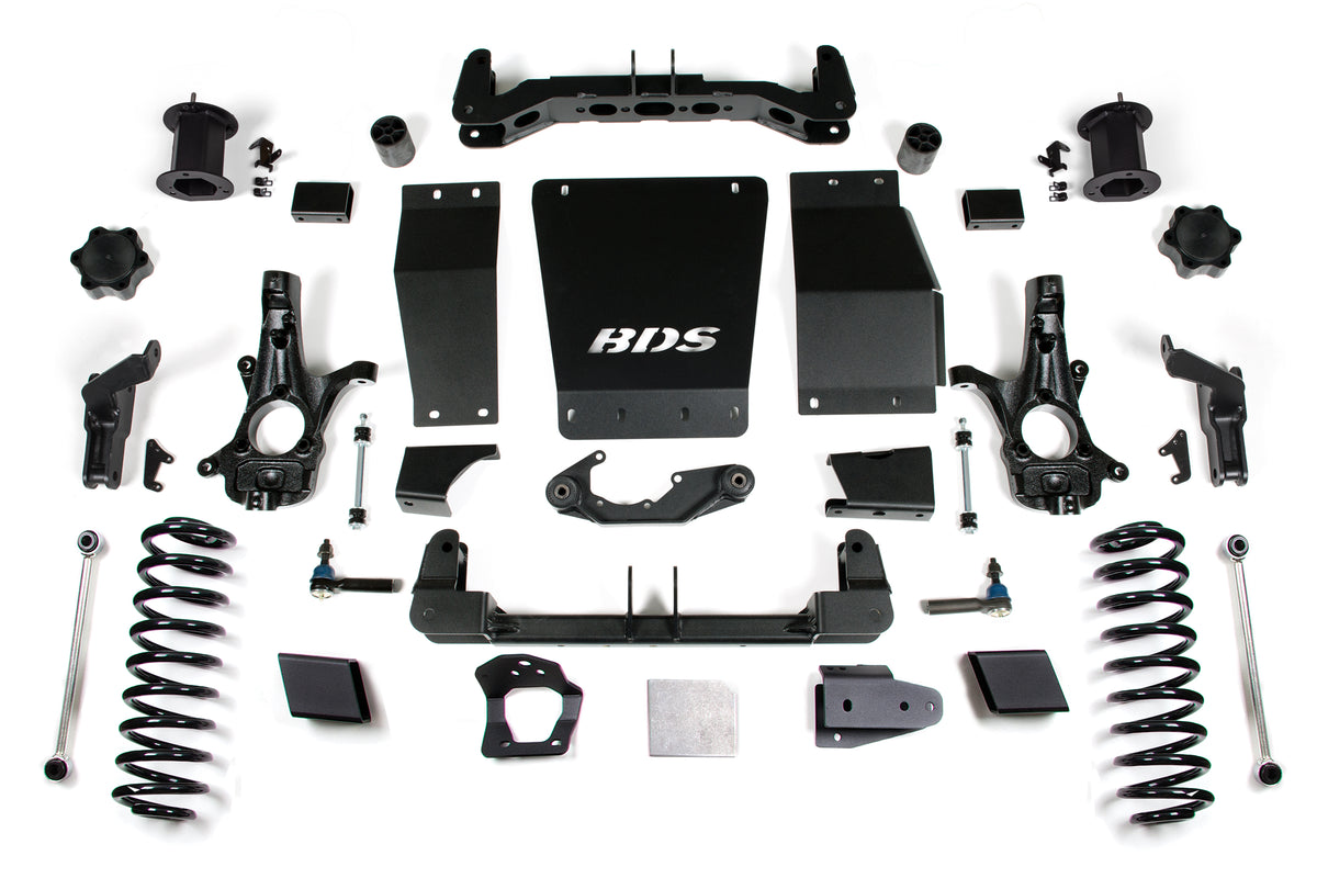 6 Inch Lift Kit | Chevy/GMC Suburban, Tahoe, Yukon/XL 1500 (15-19) 4WD | Magneride Equipped - Aluminum / Stamped Steel