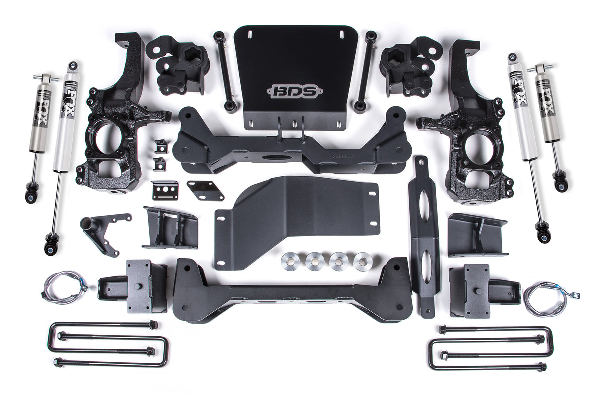 6.5 Inch Lift Kit | FOX 2.5 HTO Performance Series | Chevy Silverado or GMC Sierra 2500HD/3500HD (20-26) 4WD - With Factory Overload