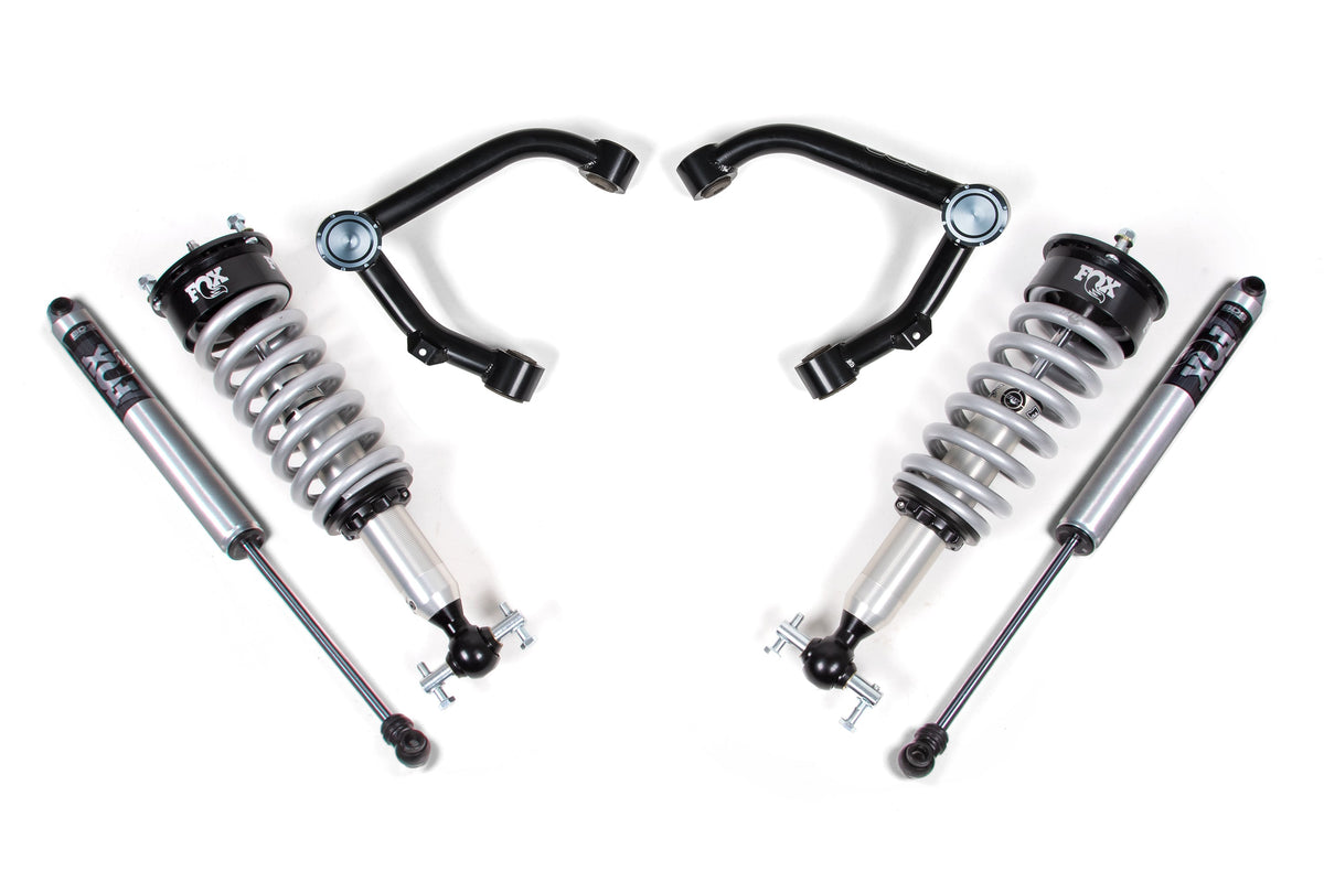 BDS 2 Inch Leveling Kit with FOX 2.0 Coilover for 2007-2018 Chevy Silverado or GMC Sierra 1500 4WD