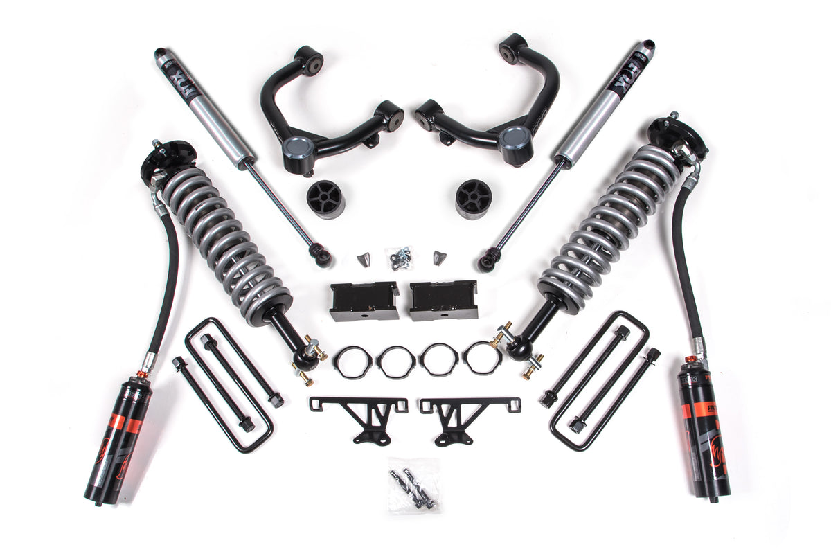1.5 Inch Lift Kit | FOX 2.5 Performance Elite Coil-Over | Chevy Trail Boss or GMC AT4 1500 (19-24) 4WD - FOX 2.5 Performance Elite