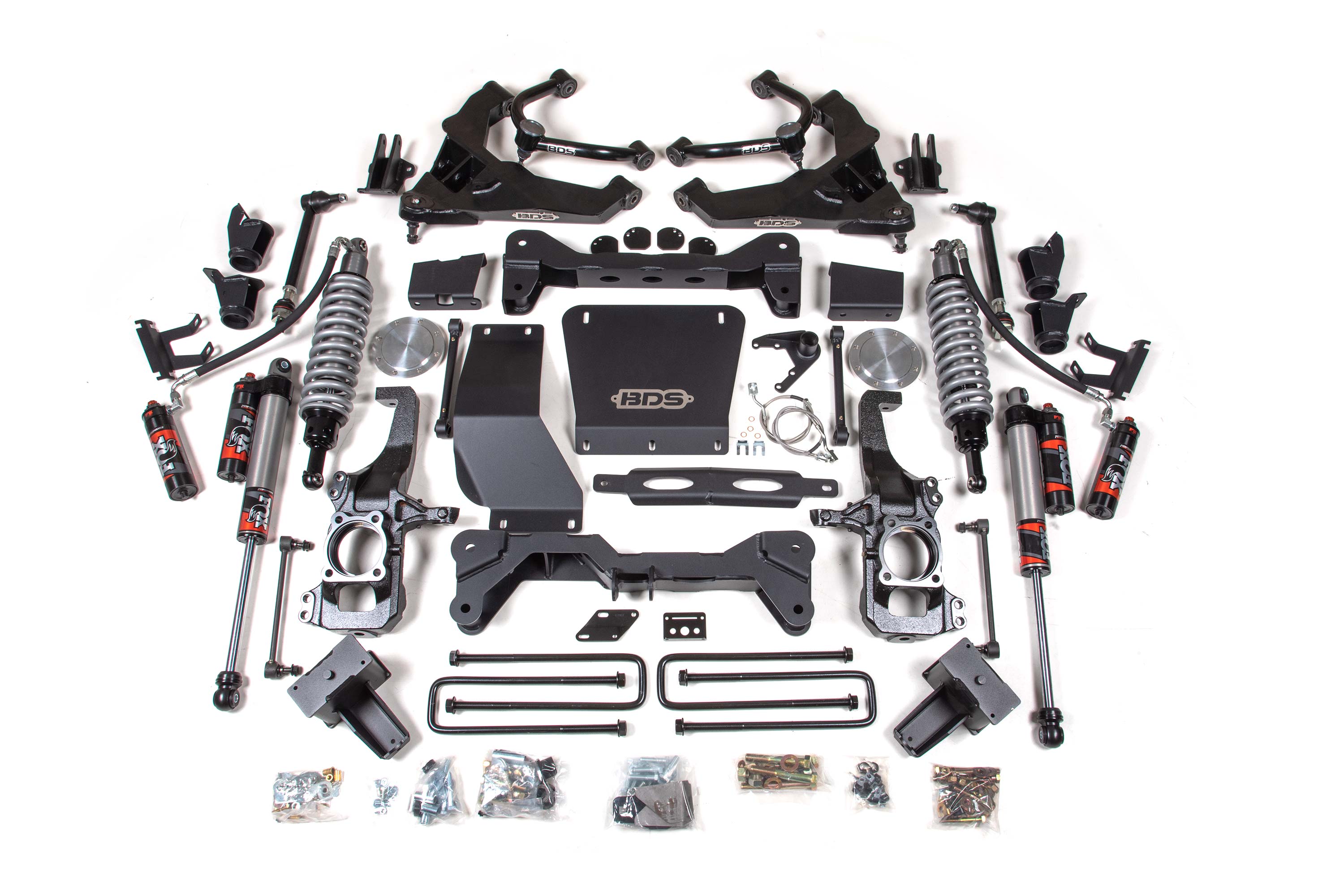 BDS 6.5 Inch Lift Kit with FOX 2.5 Coil-Over Conversion for 2020-2026 Chevy Silverado or GMC Sierra 2500HD/3500HD Diesel