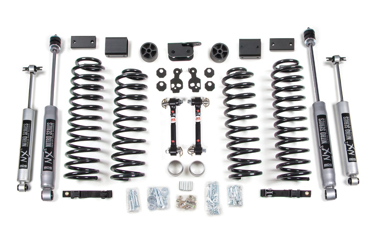 3 Inch Lift Kit | Jeep Wrangler JK (12-18) 2-Door - NX2 Nitro Series / Fixed Links