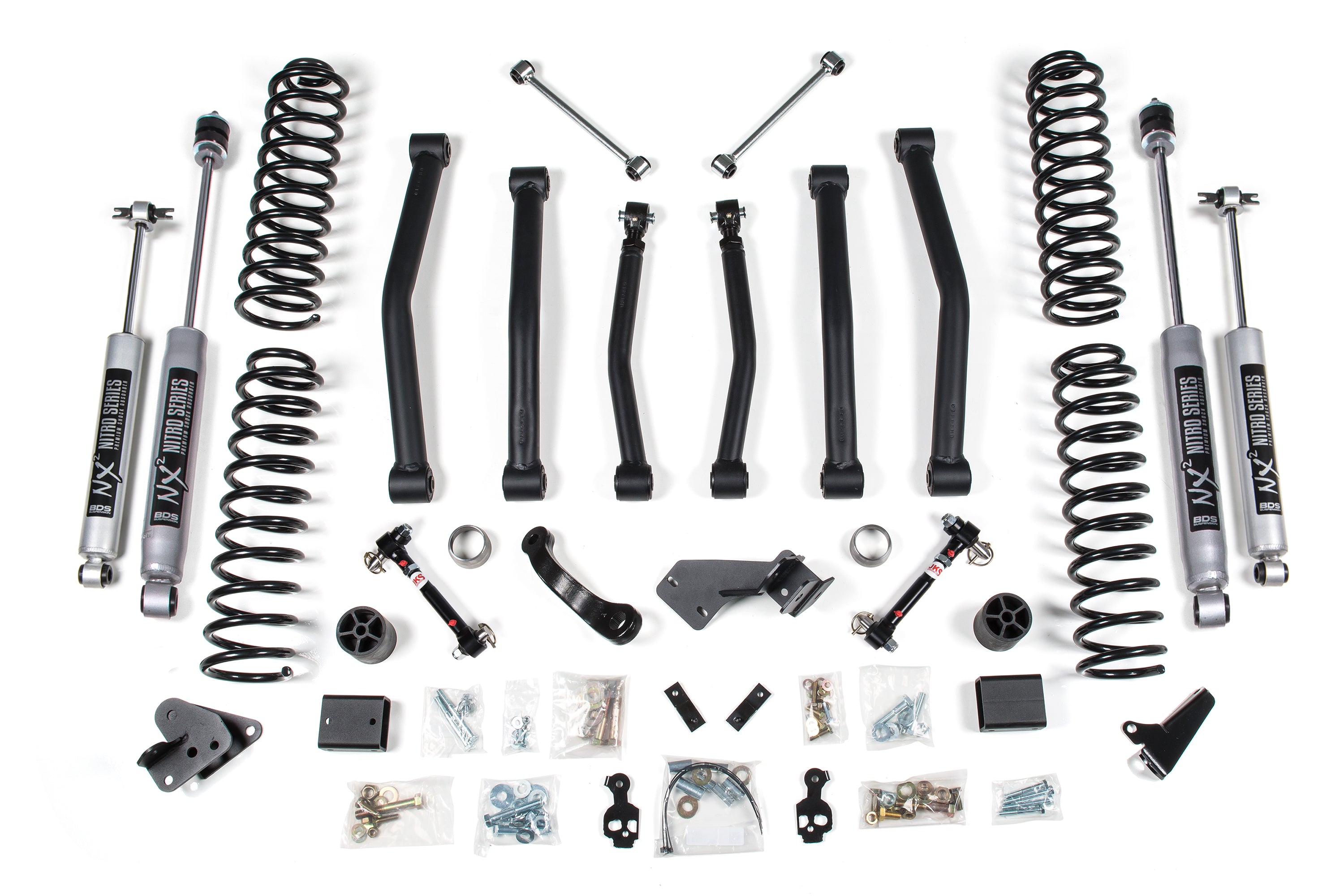 4.5 Inch Lift Kit | Jeep Wrangler JK (12-18) 4-Door - NX2 Nitro Series / Disconnects