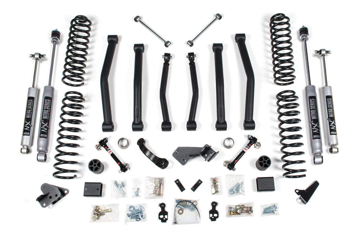 4.5 Inch Lift Kit | Jeep Wrangler JK (12-18) 4-Door - NX2 Nitro Series / Disconnects