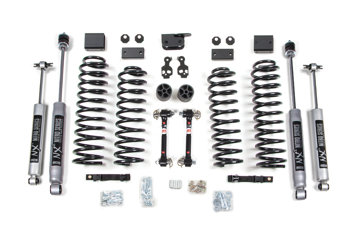 3 Inch Lift Kit | Jeep Wrangler JK (07-11) 2-Door - NX2 Nitro Series / Disconnects