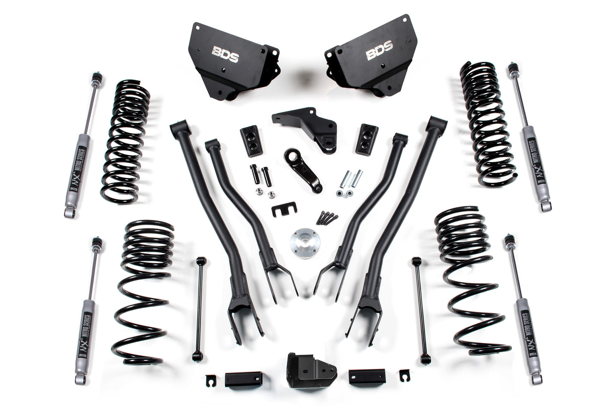 4 Inch Lift Kit w/ 4-Link | Ram 2500 (14-18) 4WD | Gas - NX2 Nitro Series