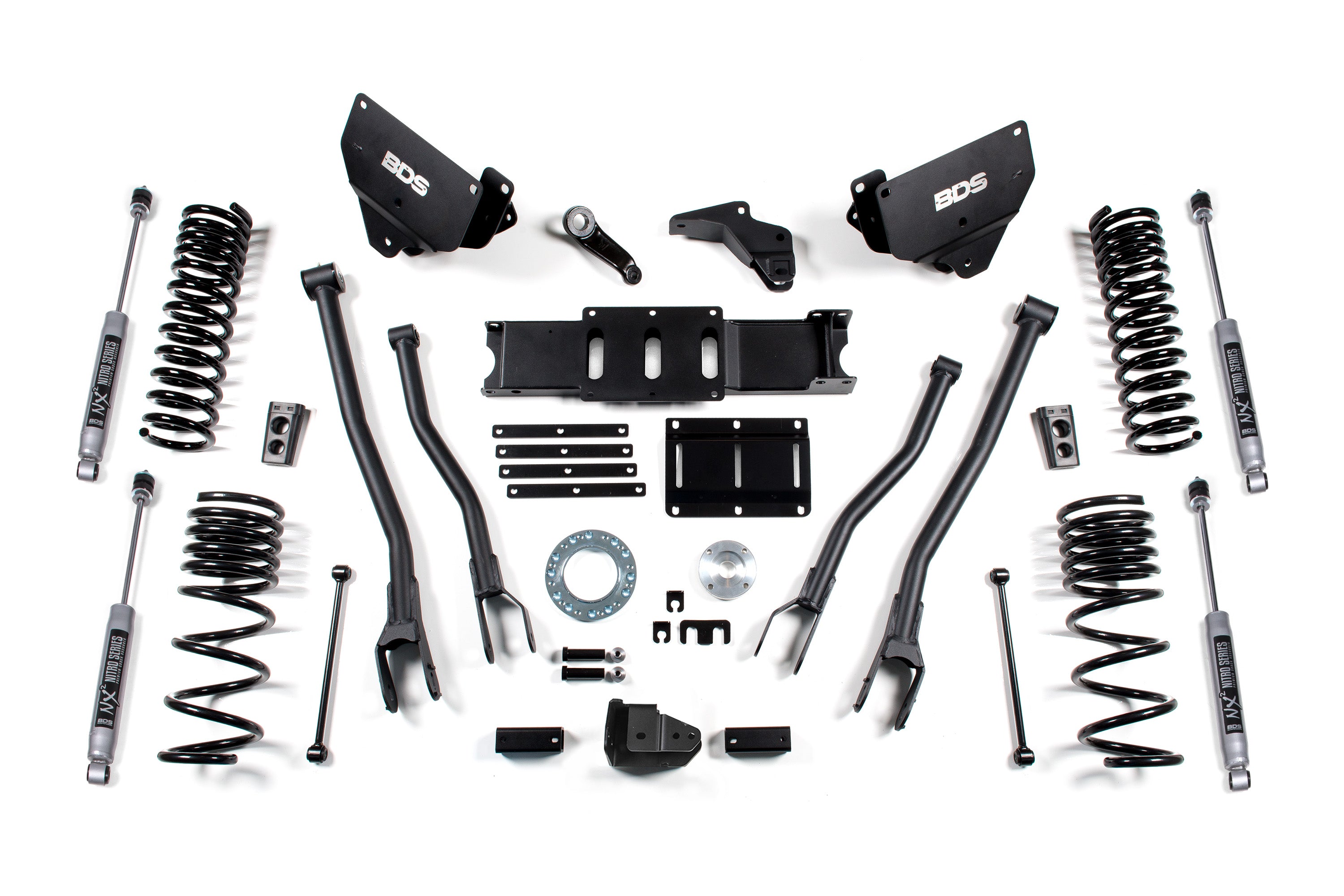 5.5 Inch Lift Kit w/ 4-Link | Ram 2500 (14-18) 4WD | Gas - FOX 2.0 Performance Series