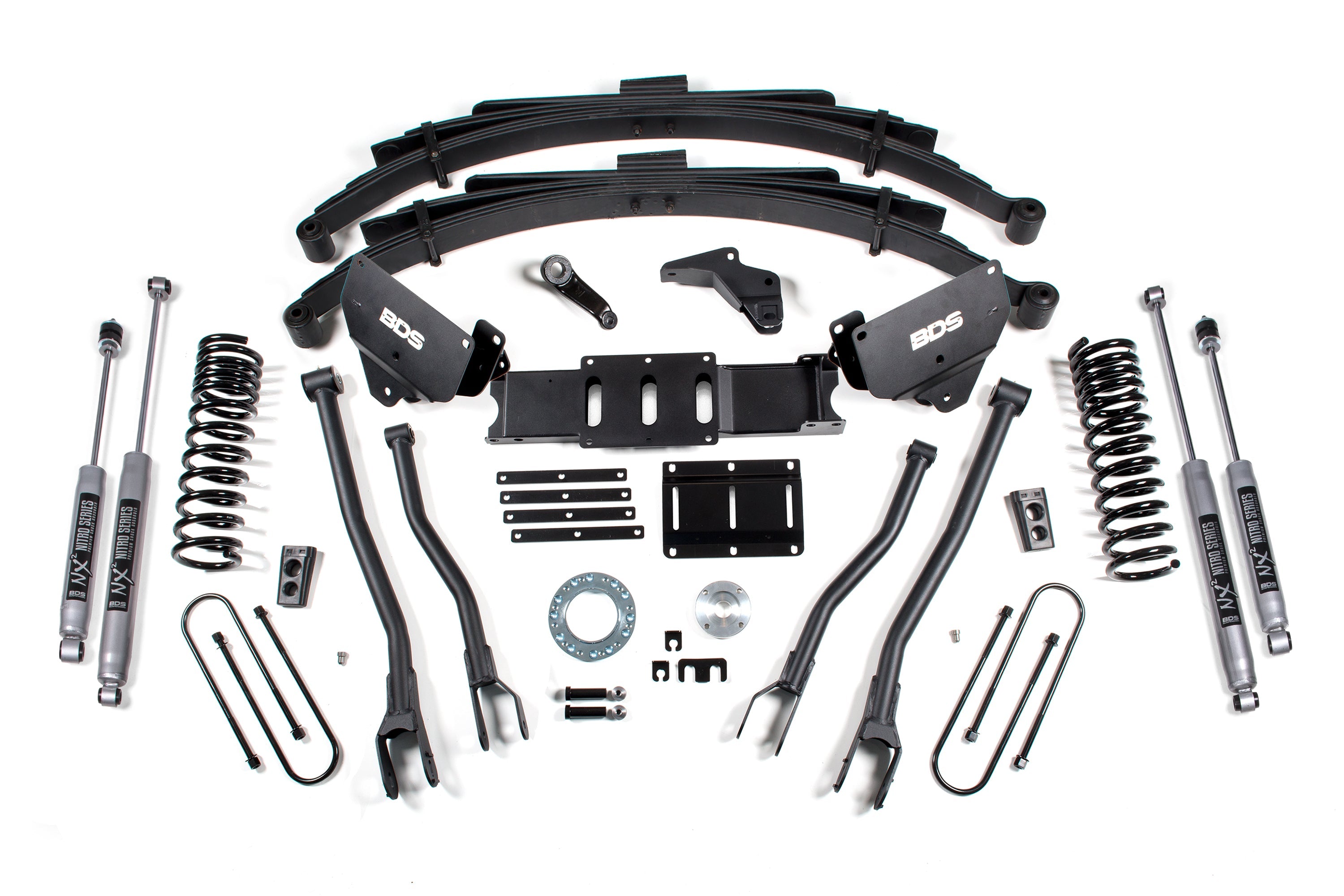 BDS Suspension 6 Inch 4-Link Suspension Lift Kit Ram 3500 4WD Diesel (2013–2018)
