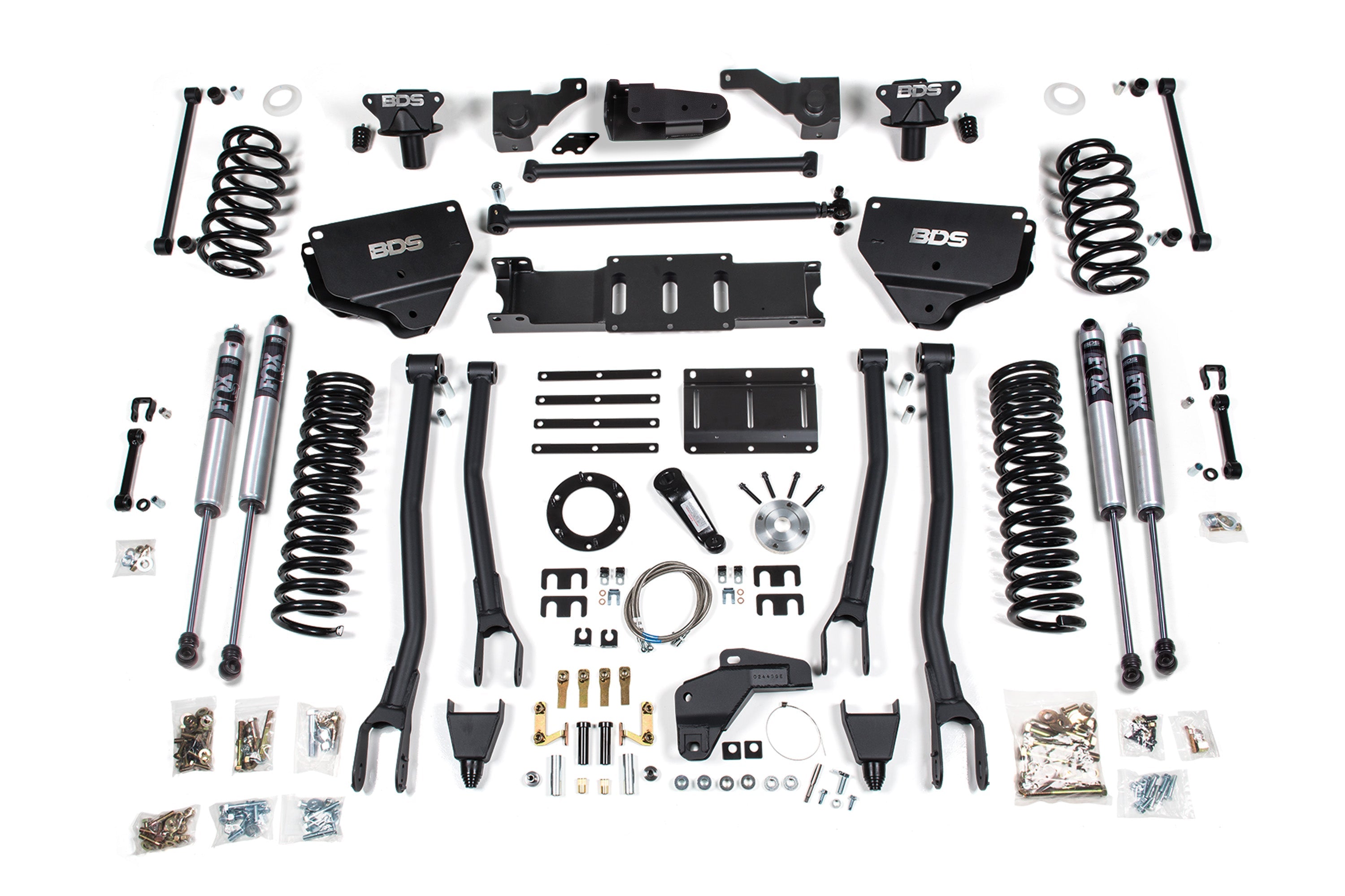 BDS 8 Inch Lift Kit w/ 4-Link for 2014-2018 Ram 2500 4WD Diesel