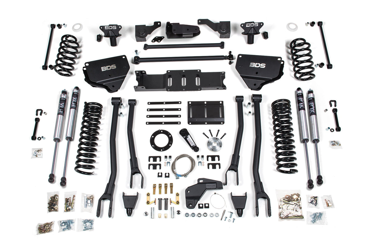BDS 8 Inch Lift Kit w/ 4-Link for 2014-2018 Ram 2500 4WD Diesel
