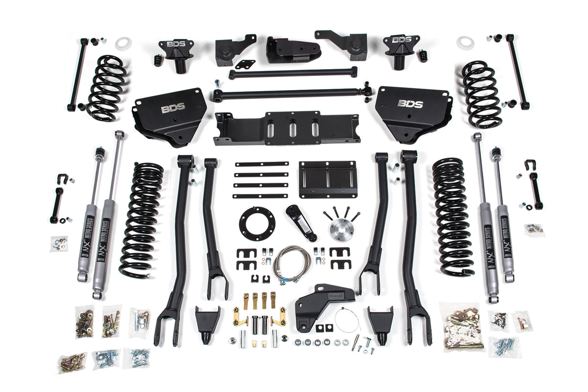 8 Inch Lift Kit w/ 4-Link | Ram 2500 (14-18) 4WD | Diesel - NX2 Nitro Series