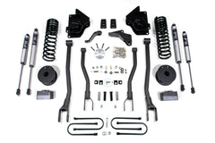 BDS 4 Inch Lift Kit w/ 4-Link for 2013-2018 Ram 3500 w/ Rear Air Ride 4WD Gas