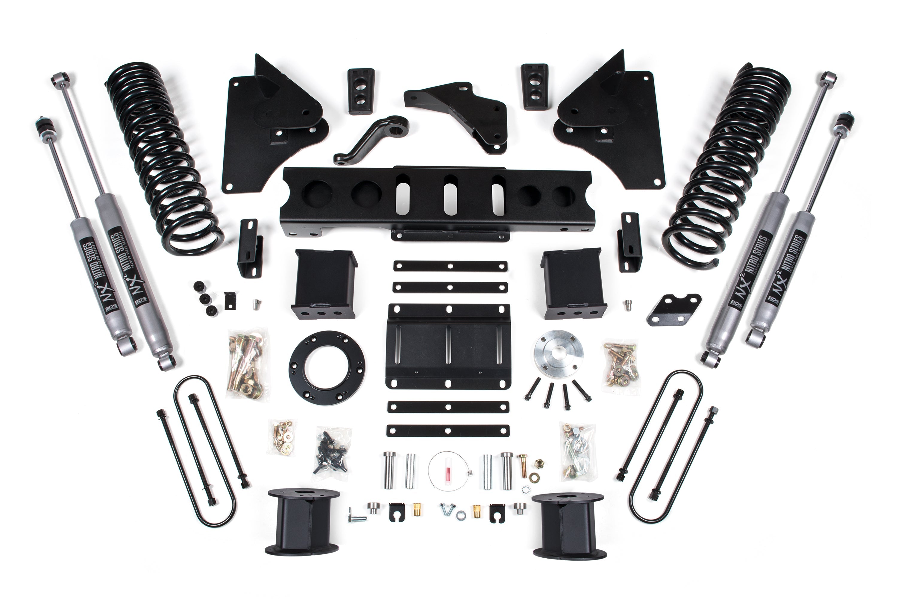 BDS Suspension 6 Inch Lift Kit Ram 3500 4WD Diesel w/ Rear Air Ride (2013-2018)