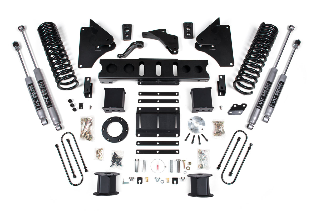 6 Inch Lift Kit | Ram 3500 w/ Rear Air Ride (13-18) 4WD | Diesel - 6 Bolt / NX2 Nitro Series