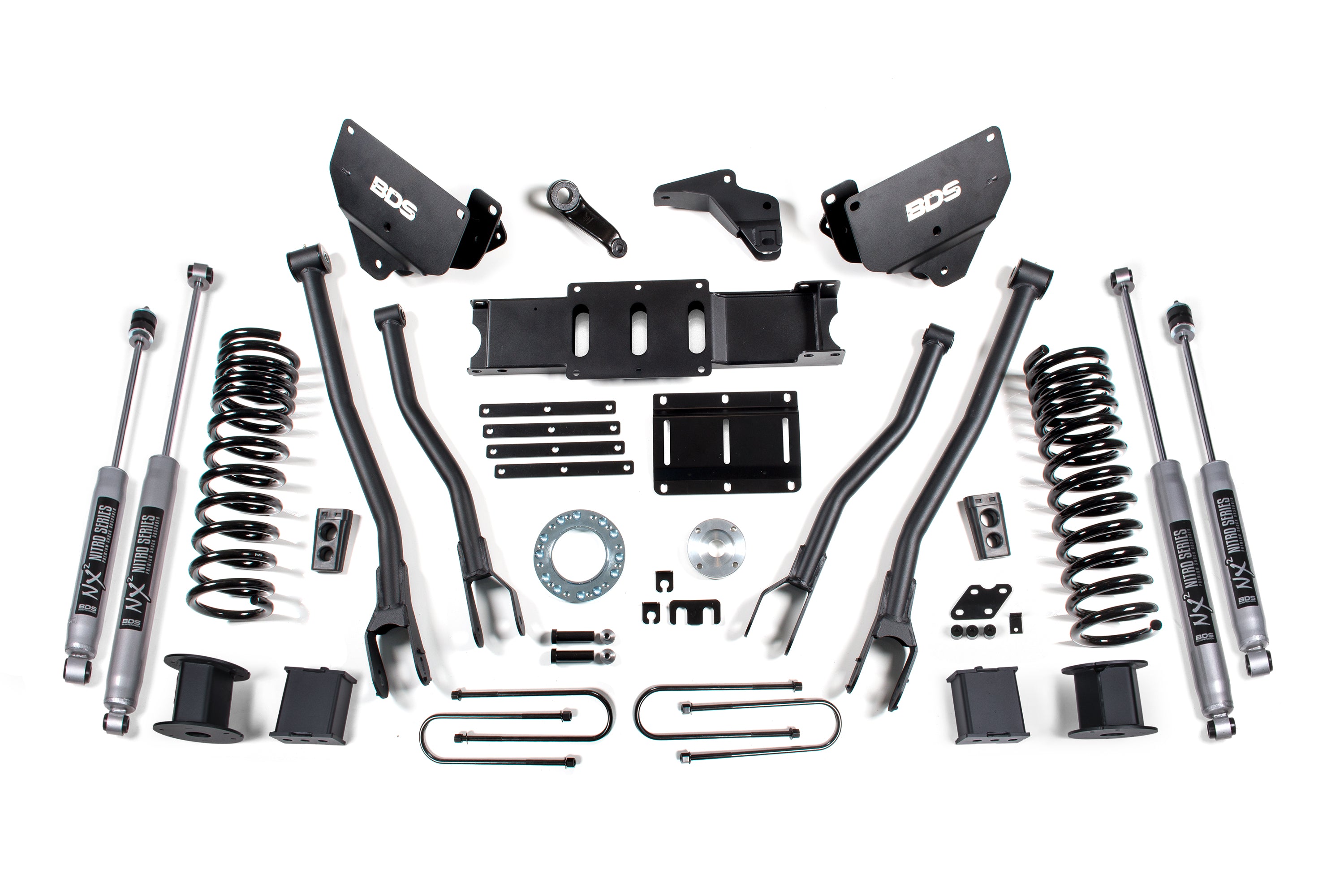 6 Inch Lift Kit w/ 4-Link | Ram 3500 w/ Rear Air Ride (13-18) 4WD | Diesel - 8 Bolt / FOX 2.0 Performance Series