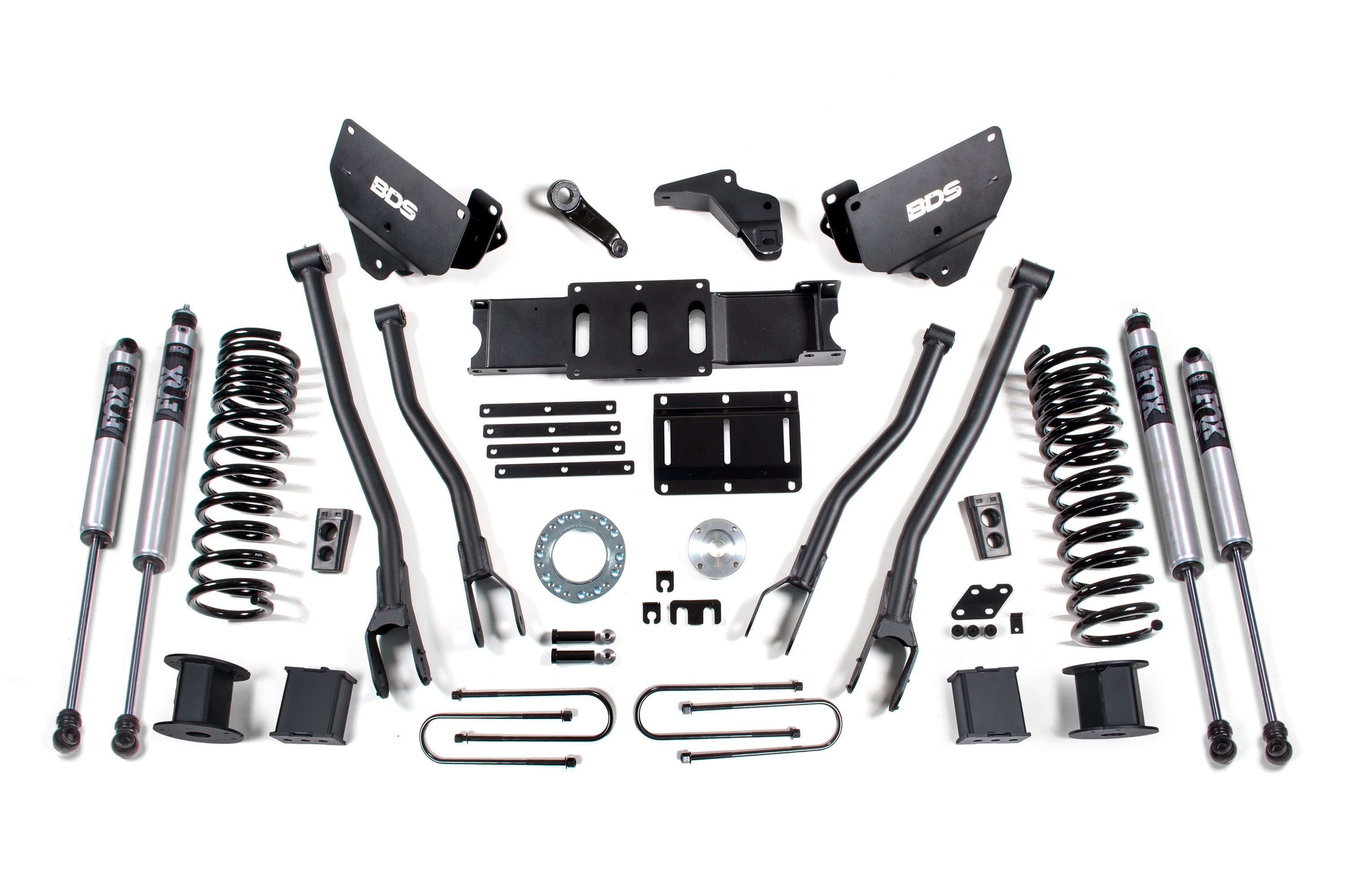 BDS 6 Inch 4-Link Lift Kit Ram 3500 Diesel w/ Rear Air Ride 4WD (2013–2018)