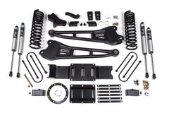 BDS 4 Inch Lift Kit FOX 2.5 Performance Elite Radius Arm for Ram 3500 Diesel 4WD (2019–2024)