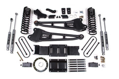 BDS 4 Inch Lift Kit FOX 2.5 Performance Elite Radius Arm for Ram 3500 Diesel 4WD (2019–2024)