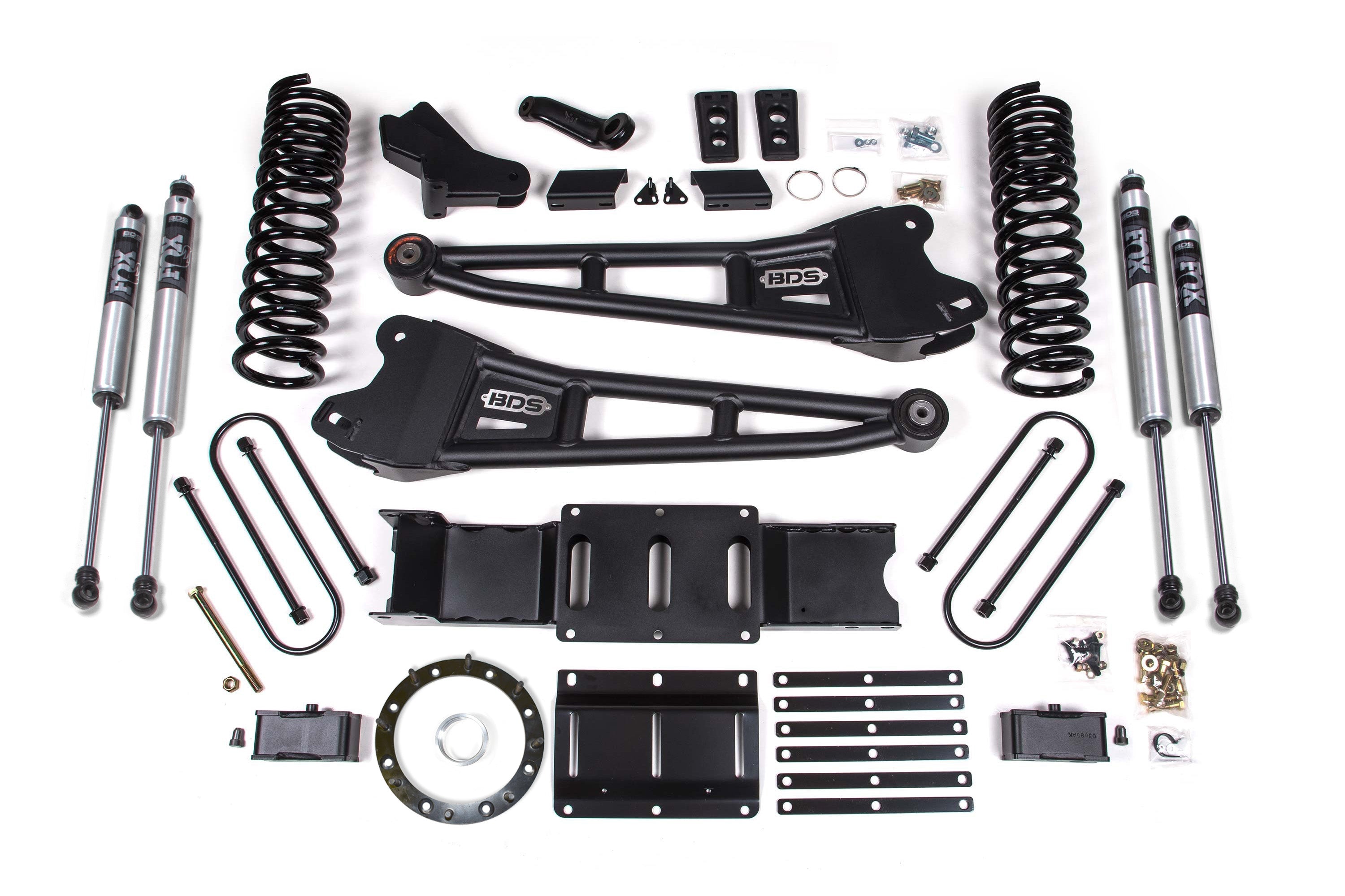 BDS 4 Inch Lift Kit FOX 2.5 Performance Elite Radius Arm for Ram 3500 Diesel 4WD (2019–2024)