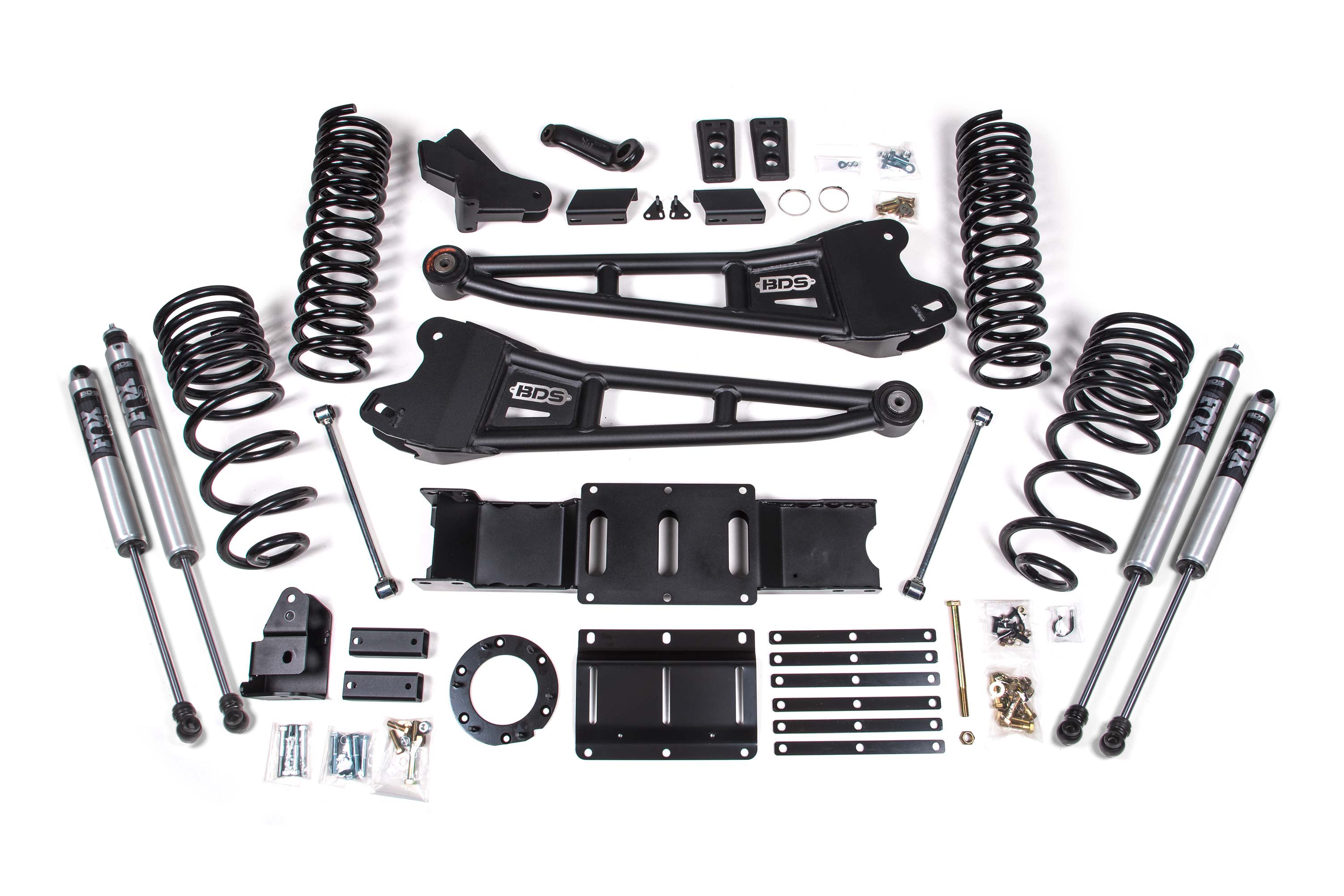 BDS Suspension 4 Inch Lift Kit w/ Radius Arm Ram 2500 4WD Gas (2019-2026)