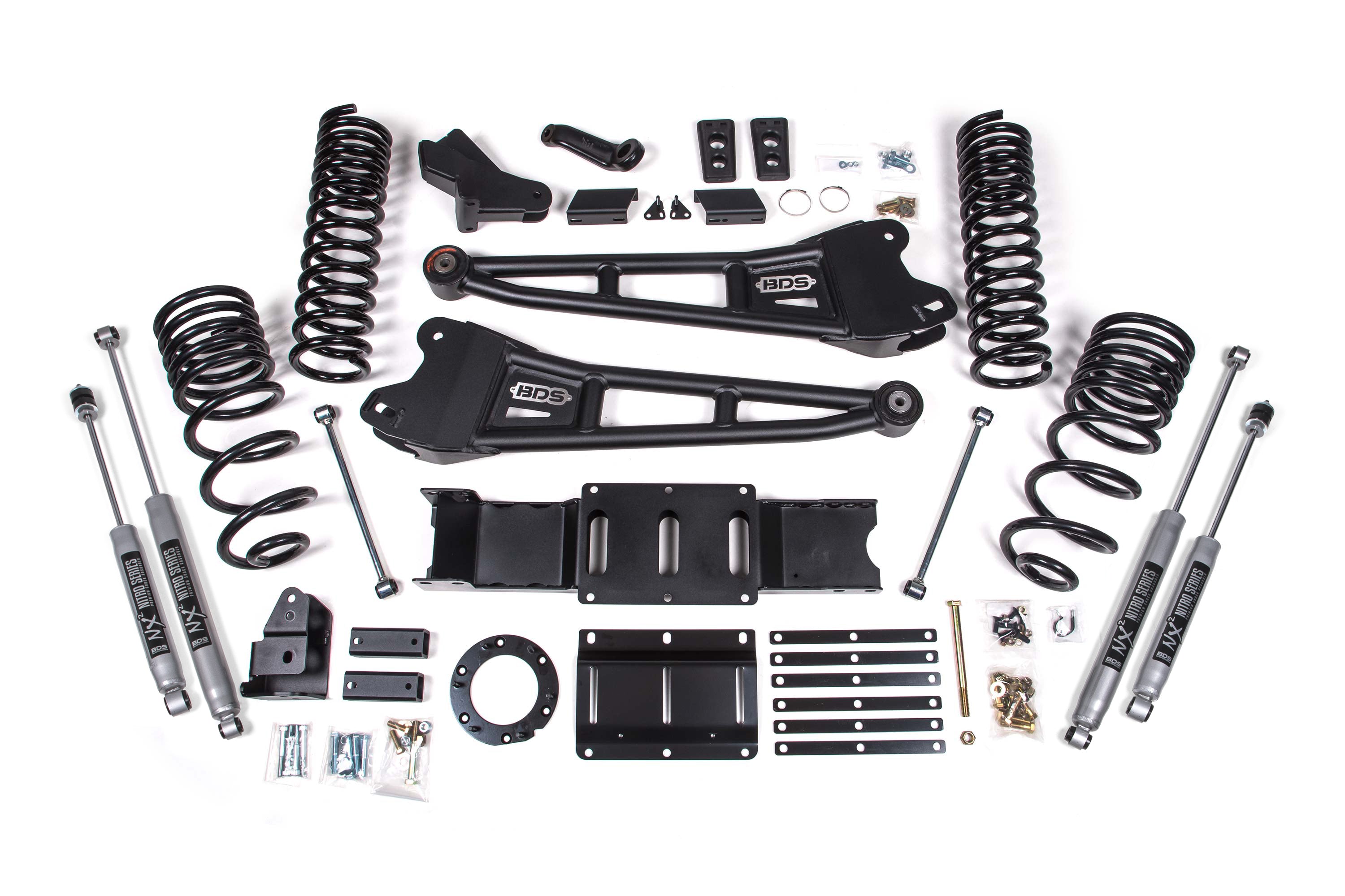 4 Inch Lift Kit w/ Radius Arm | Ram 2500 (19-26) 4WD | Gas - NX2 Nitro Series