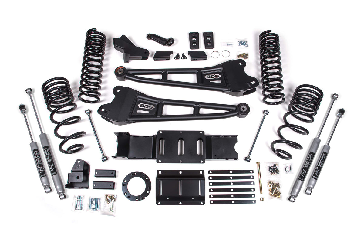 4 Inch Lift Kit w/ Radius Arm | Ram 2500 (19-26) 4WD | Gas - NX2 Nitro Series