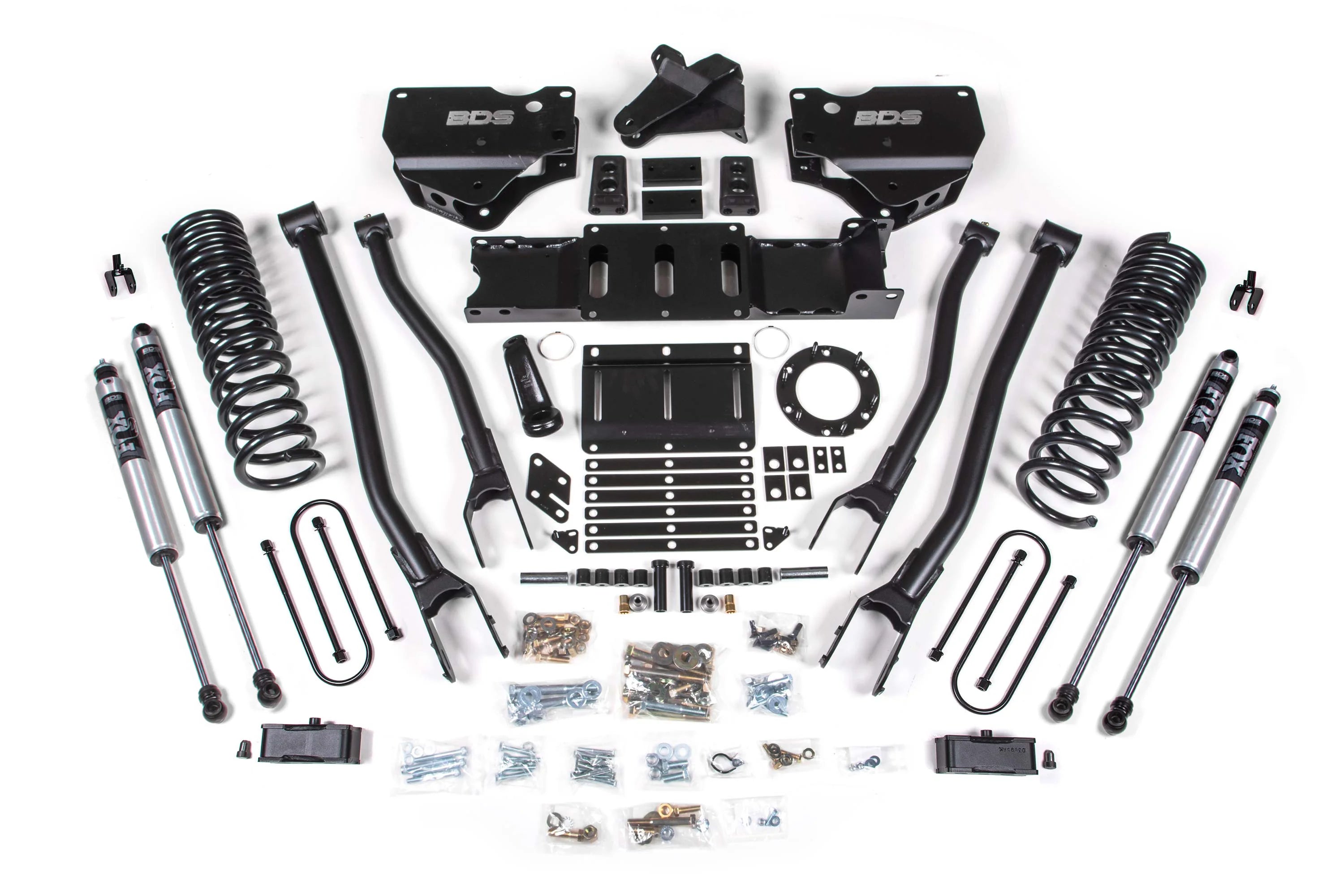 BDS Suspension NX2 Series 4 Inch 4-Link Lift Kit Ram 3500 4WD Gas (2019-2023)