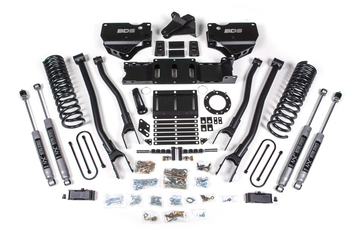 4 Inch Lift Kit w/ 4-Link | Ram 3500 (19-23) 4WD | Diesel - 8 Bolt / NX2 Nitro Series
