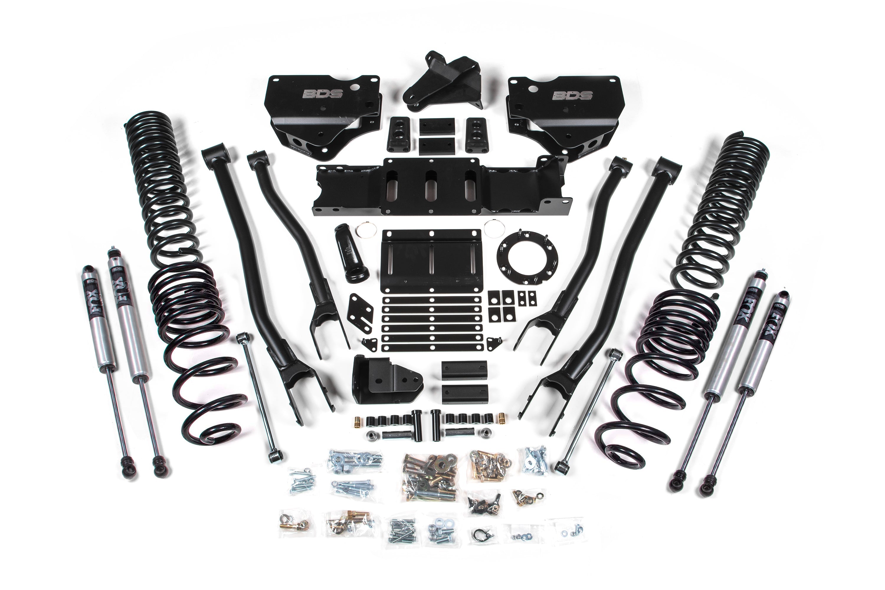 BDS Suspension 4 Inch 4-Link Lift Kit Ram 2500 4WD Gas (2019-2026)