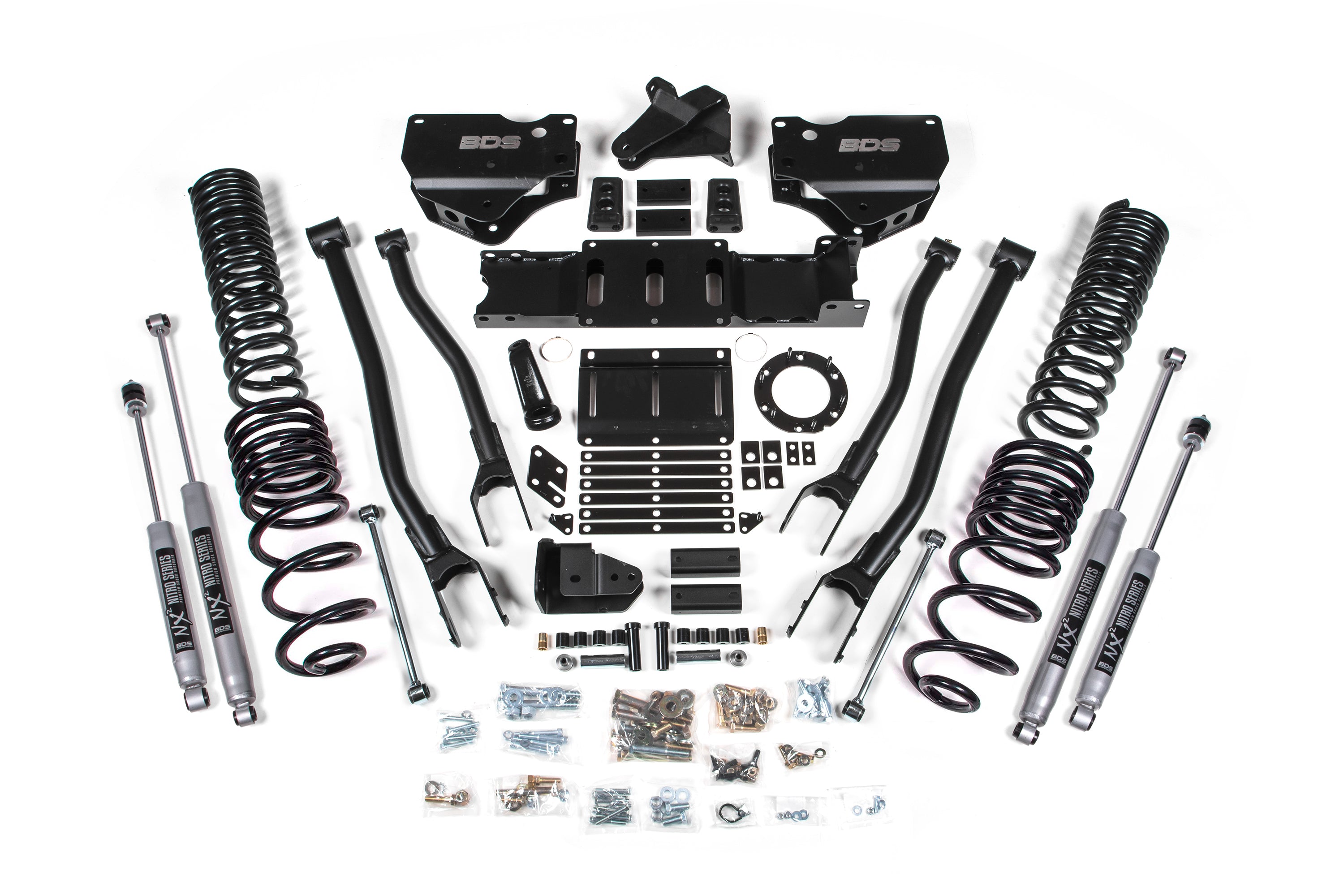 4 Inch Lift Kit w/ 4-Link | Ram 2500 (19-26) 4WD | Gas - NX2 Nitro Series