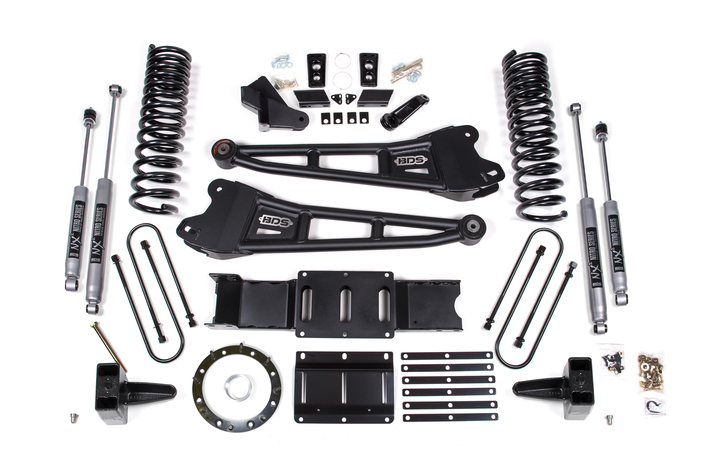 6 Inch Lift Kit w/ Radius Arm | Ram 3500 (19-24) 4WD | Diesel - Without Factory Rear Overload Leaf / 8 Bolt / FOX 2.0 Performance Series
