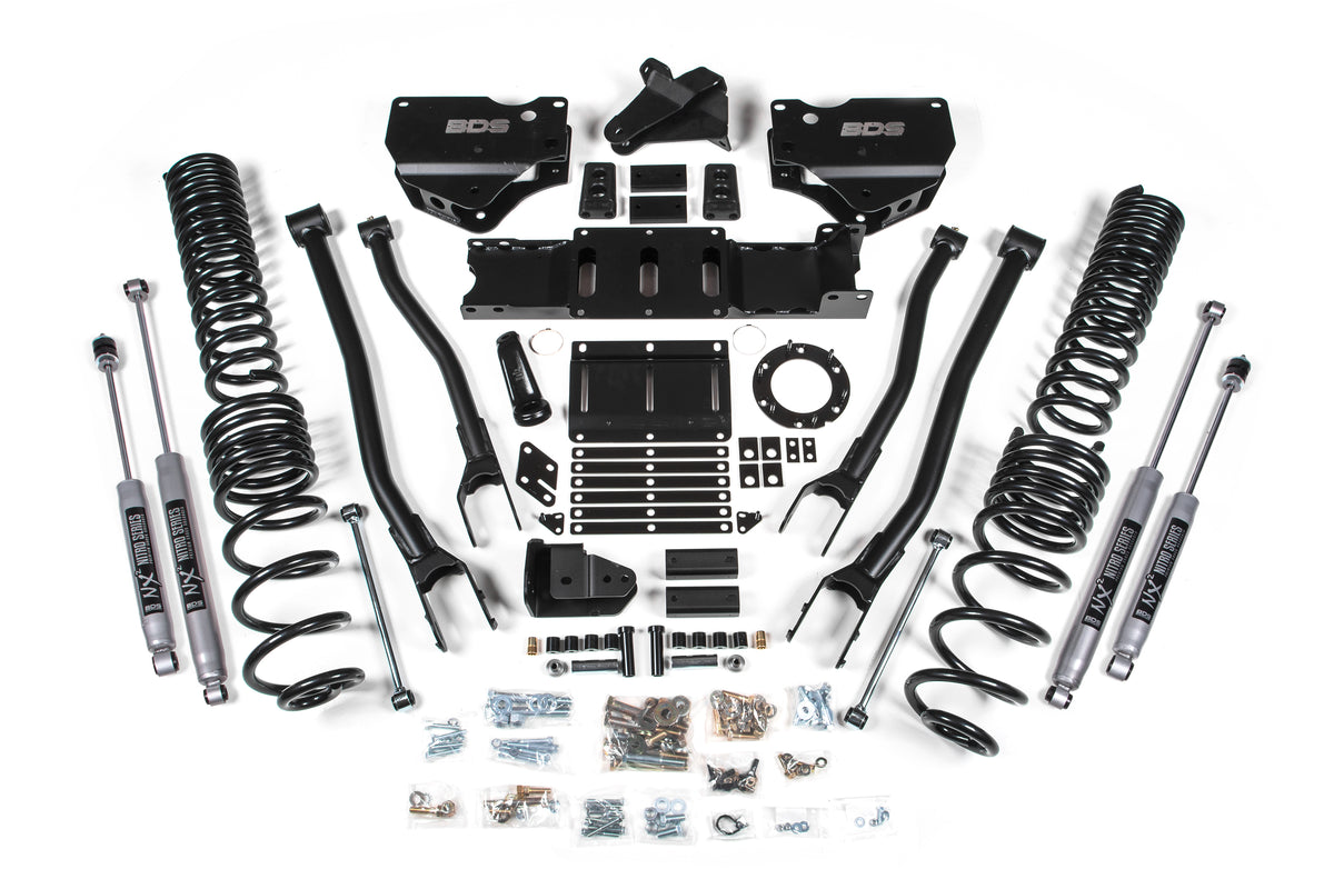 5.5 Inch Lift Kit w/ 4-Link | Ram 2500 (19-26) 4WD | Gas - FOX 2.0 Performance Series
