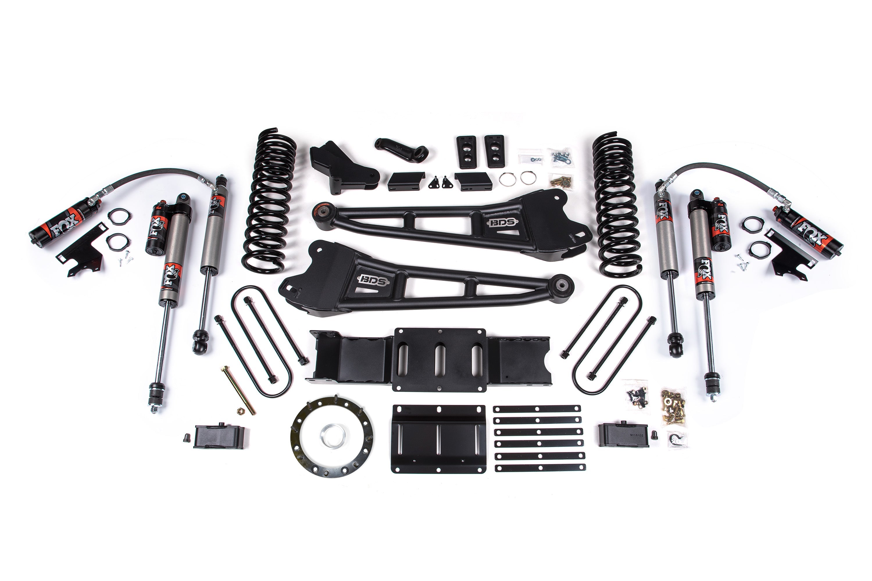 BDS 4 Inch Lift Kit FOX 2.5 Performance Elite Radius Arm for Ram 3500 Diesel 4WD (2019–2024)