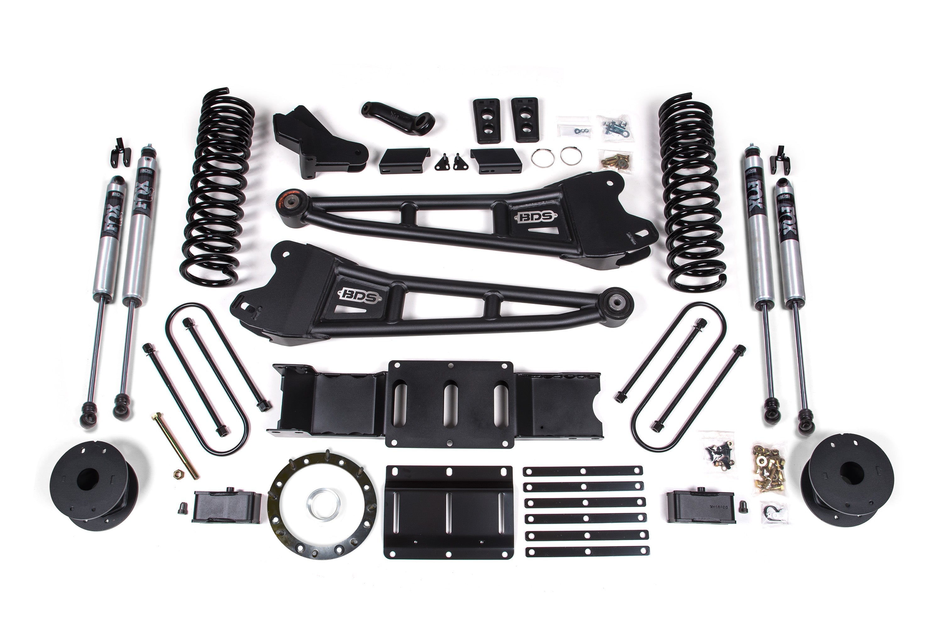 BDS Suspension 4 Inch Lift Kit w/ Radius Arm Ram 3500 Rear Air Ride 4WD Diesel (2019-2024)