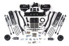 BDS 4 Inch Lift Kit 4-Link Ram 3500 Rear Air Ride Diesel 4WD (2019–2024)