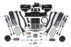 BDS 4 Inch Lift Kit 4-Link Ram 3500 Rear Air Ride Diesel 4WD (2019–2024)