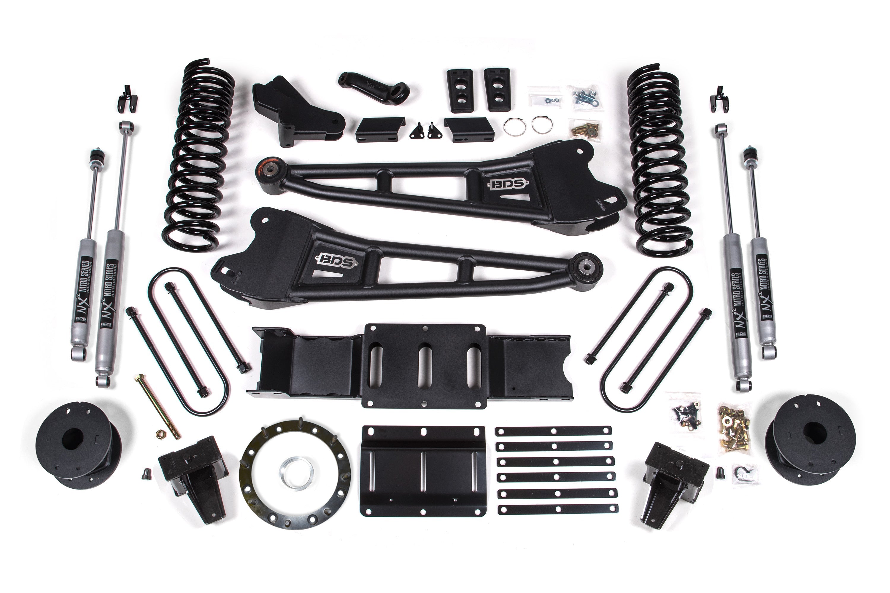 BDS 6 Inch Radius Arm Lift Kit Ram 3500 Diesel w/ Rear Air Ride 4WD (2019–2024)
