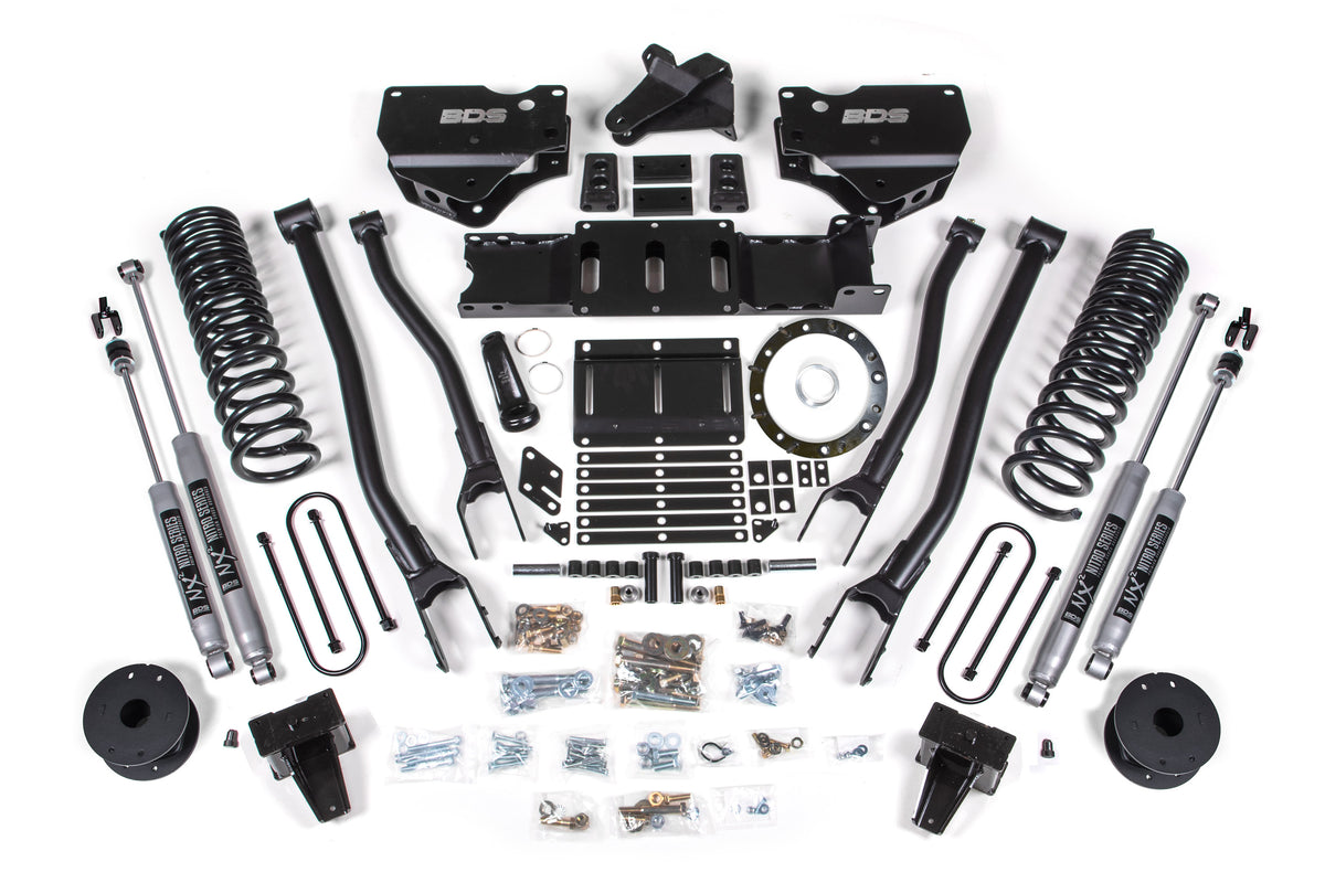 6 Inch Lift Kit w/ 4-Link | Ram 3500 w/ Rear Air Ride (19-24) 4WD | Diesel - 8 Bolt / NX2 Nitro Series