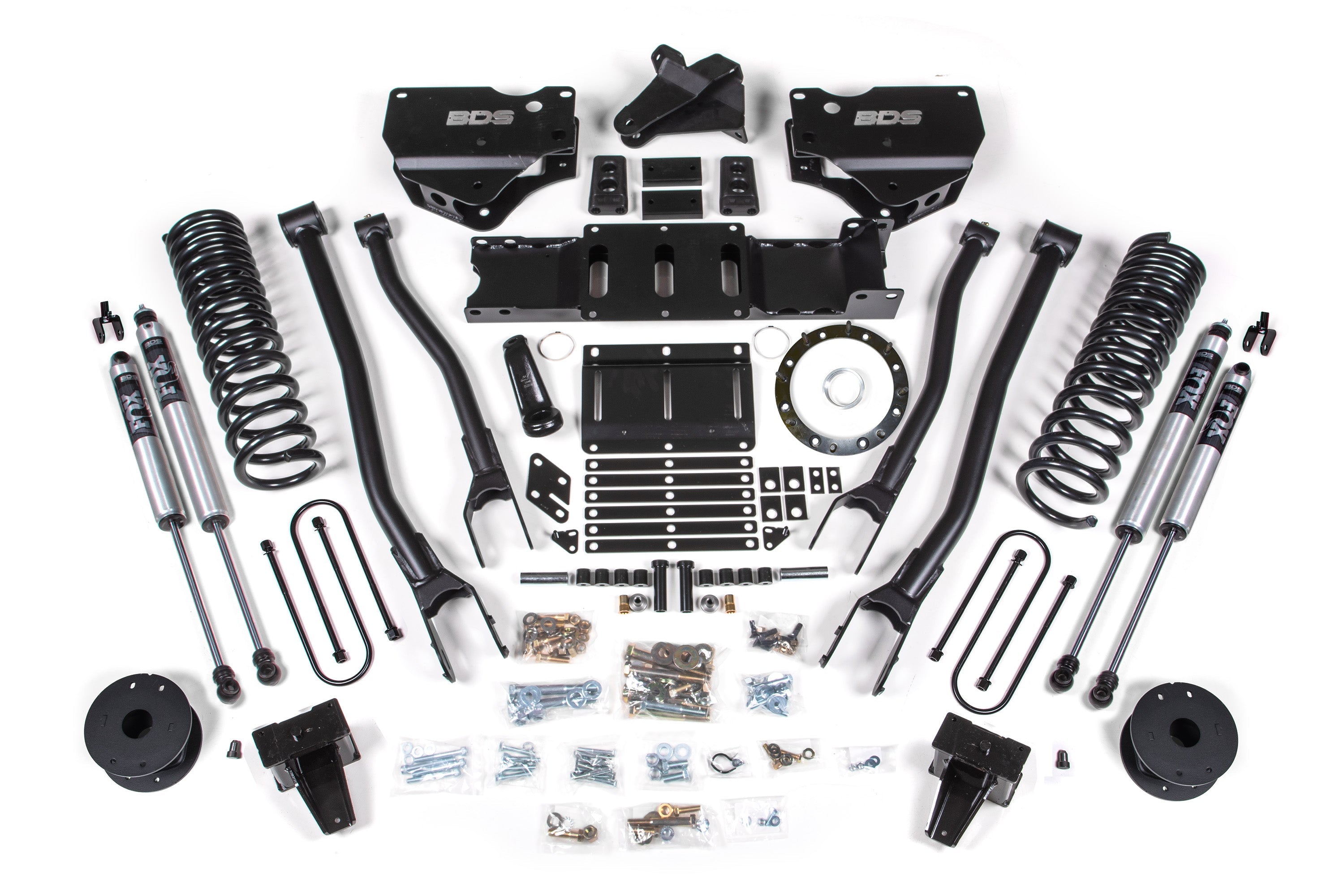 BDS Suspension NX2 6 Inch 4-Link Lift Kit Ram 3500 Rear Air Ride 4WD Diesel (2019-2024)