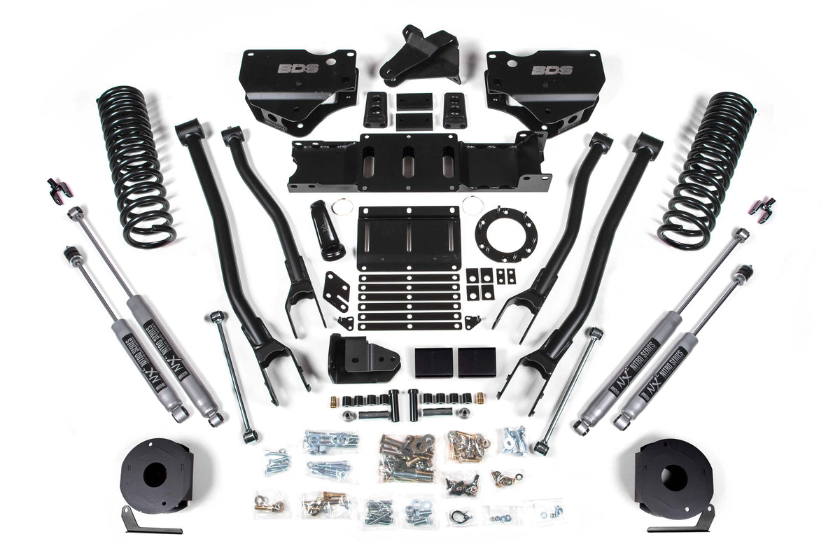 5.5 Inch Lift Kit w/ 4-Link | Ram 2500 w/ Rear Air Ride (19-24) 4WD | Gas - NX2 Nitro Series