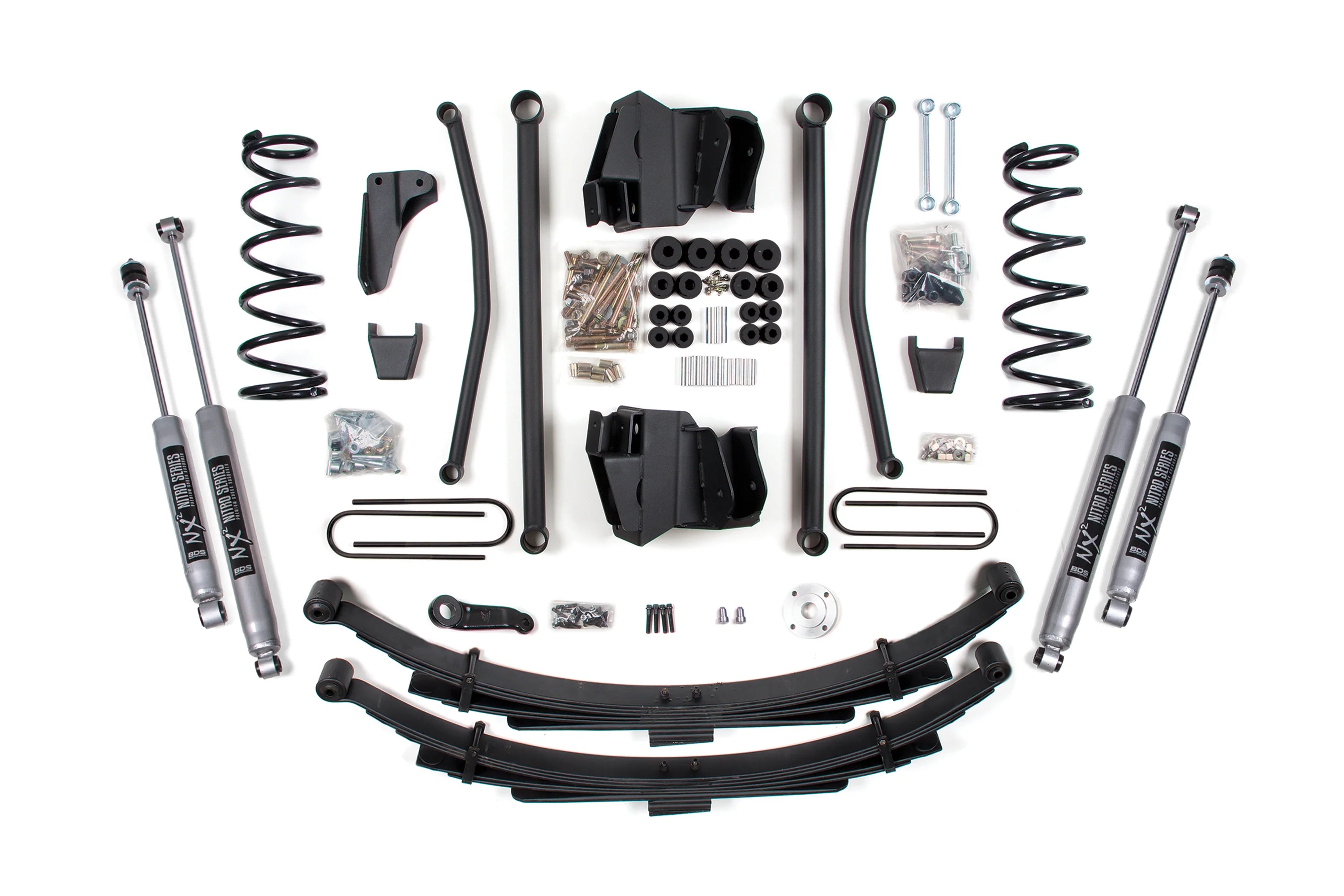 BDS 8 Inch Lift Kit Long Arm Dodge Ram 2500 3500 Diesel 4WD (2008)