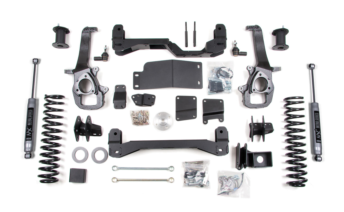 6 Inch Lift Kit | Dodge Ram 1500 (09-11) 4WD - 5 Inch Coil Springs / NX2 Nitro Series