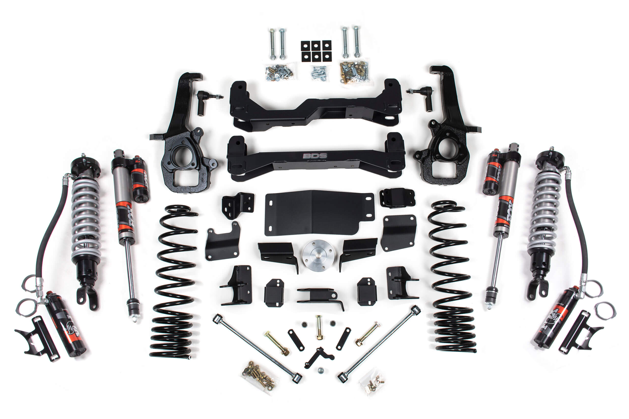BBDS Suspension 4 Inch Lift Kit FOX 2.5 Performance Elite Coilover Ram 1500 4WD (2019-2024)