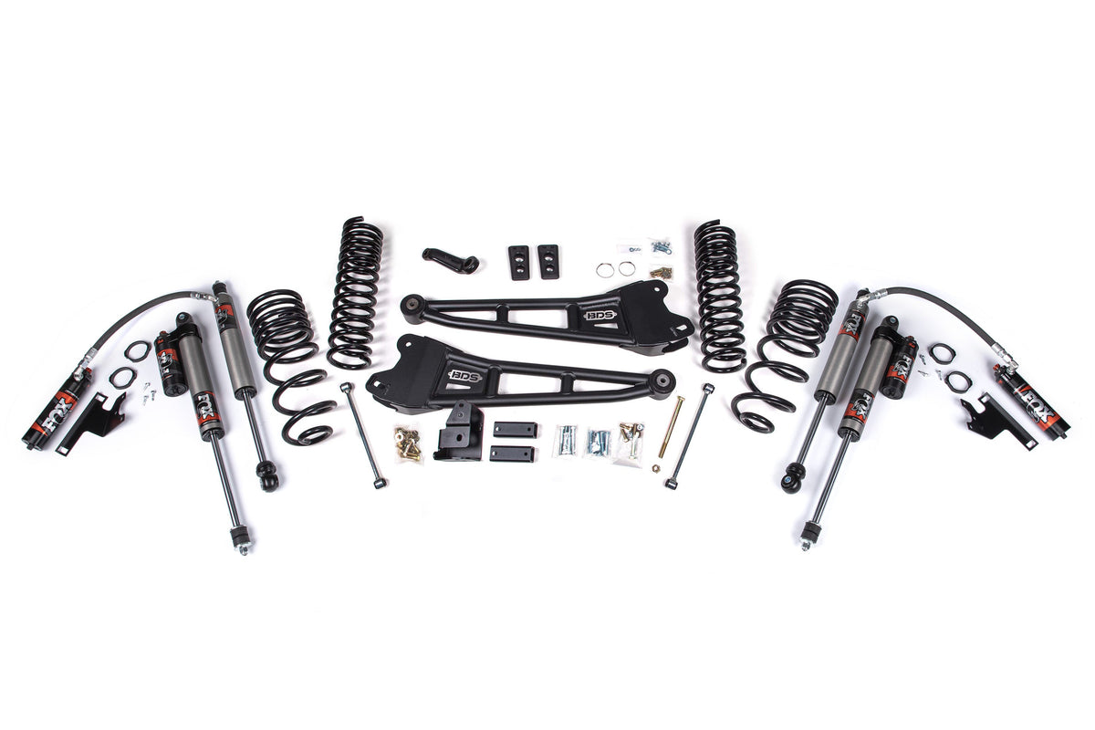 BDS Suspension NX2 4 Inch Radius Arm Lift Kit Ram 2500 4WD Gas (2014-2018)