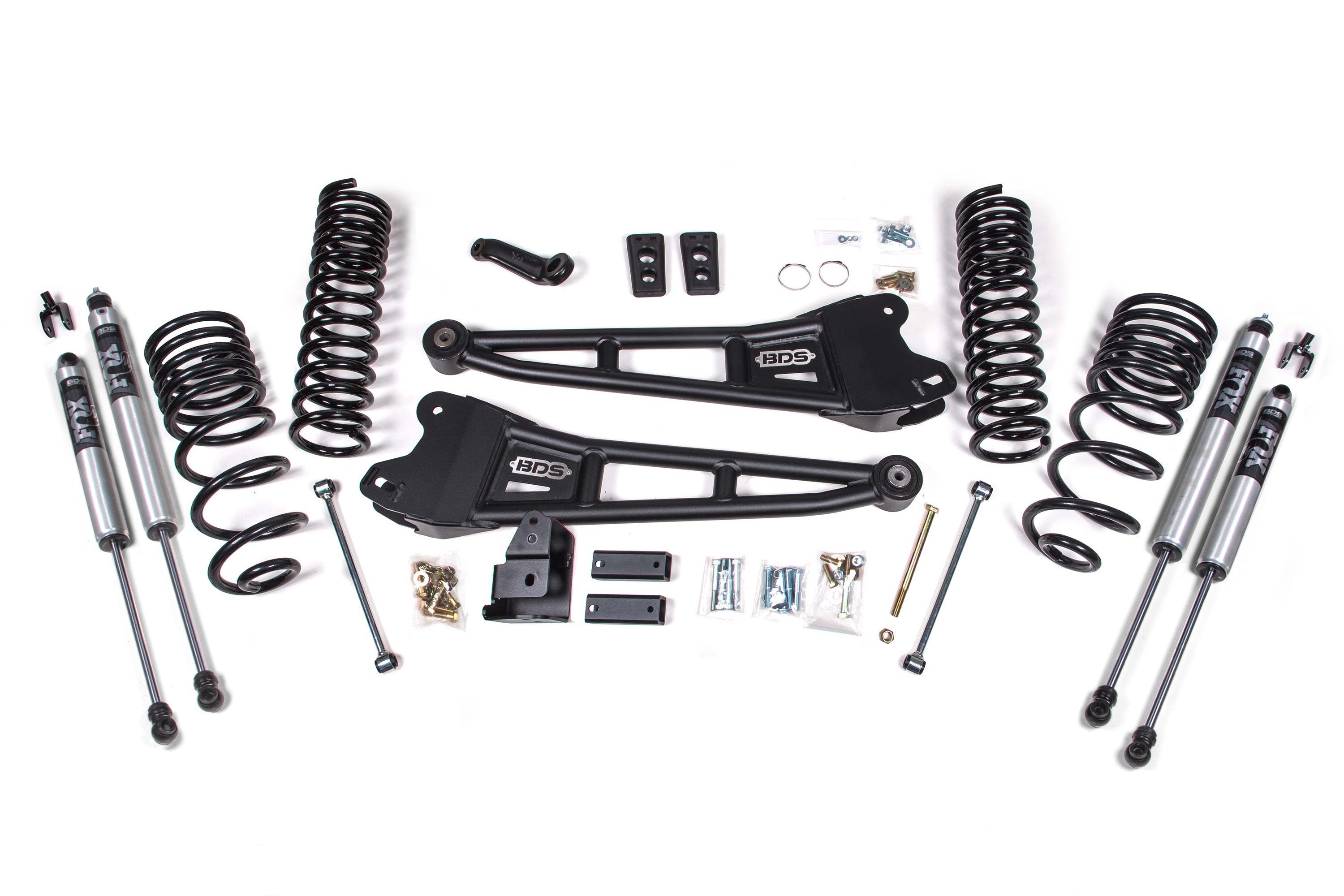 BDS Suspension NX2 4 Inch Radius Arm Lift Kit Ram 2500 4WD Gas (2014-2018)