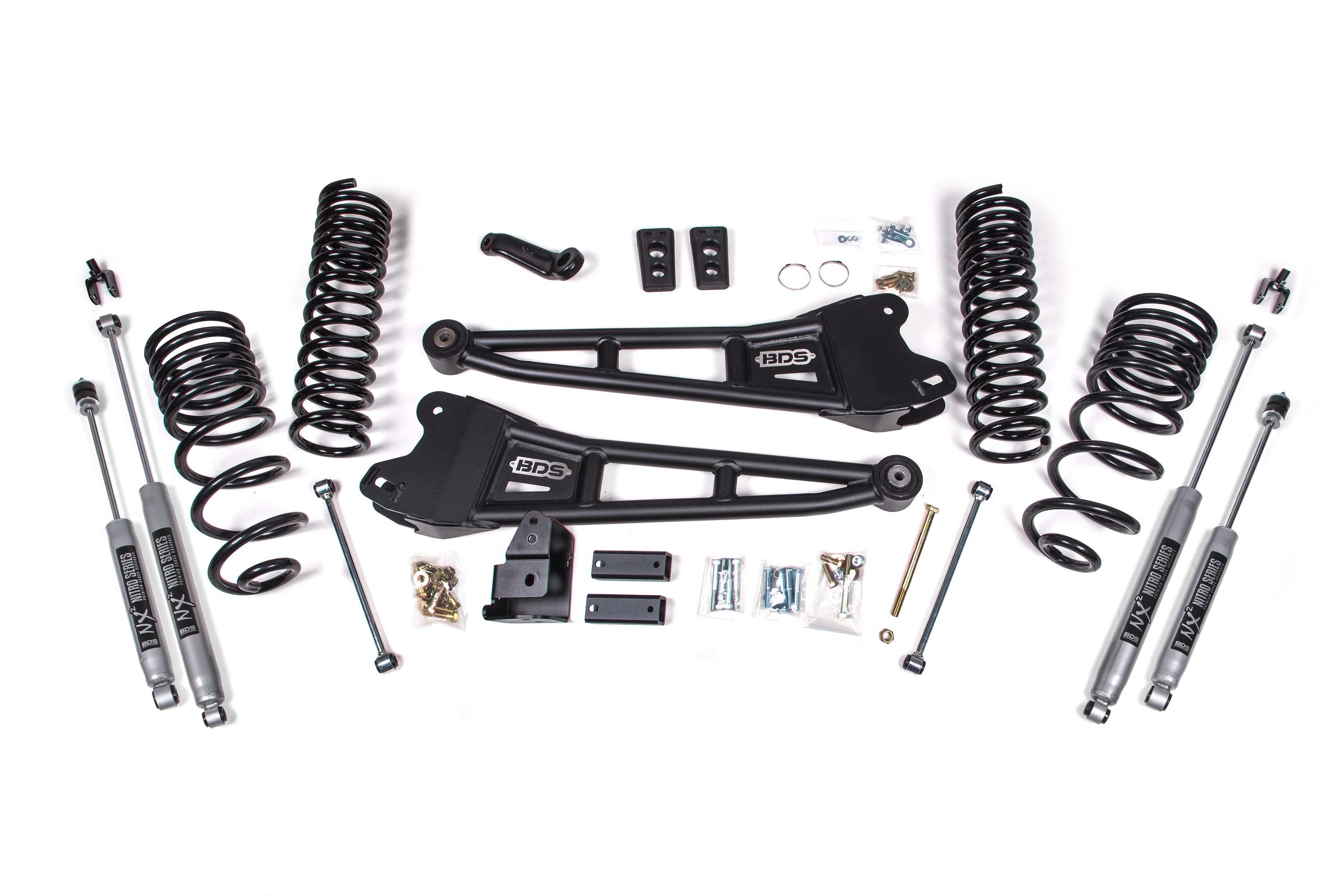 4 Inch Lift Kit w/ Radius Arm | Ram 2500 (14-18) 4WD | Gas - NX2 Nitro Series