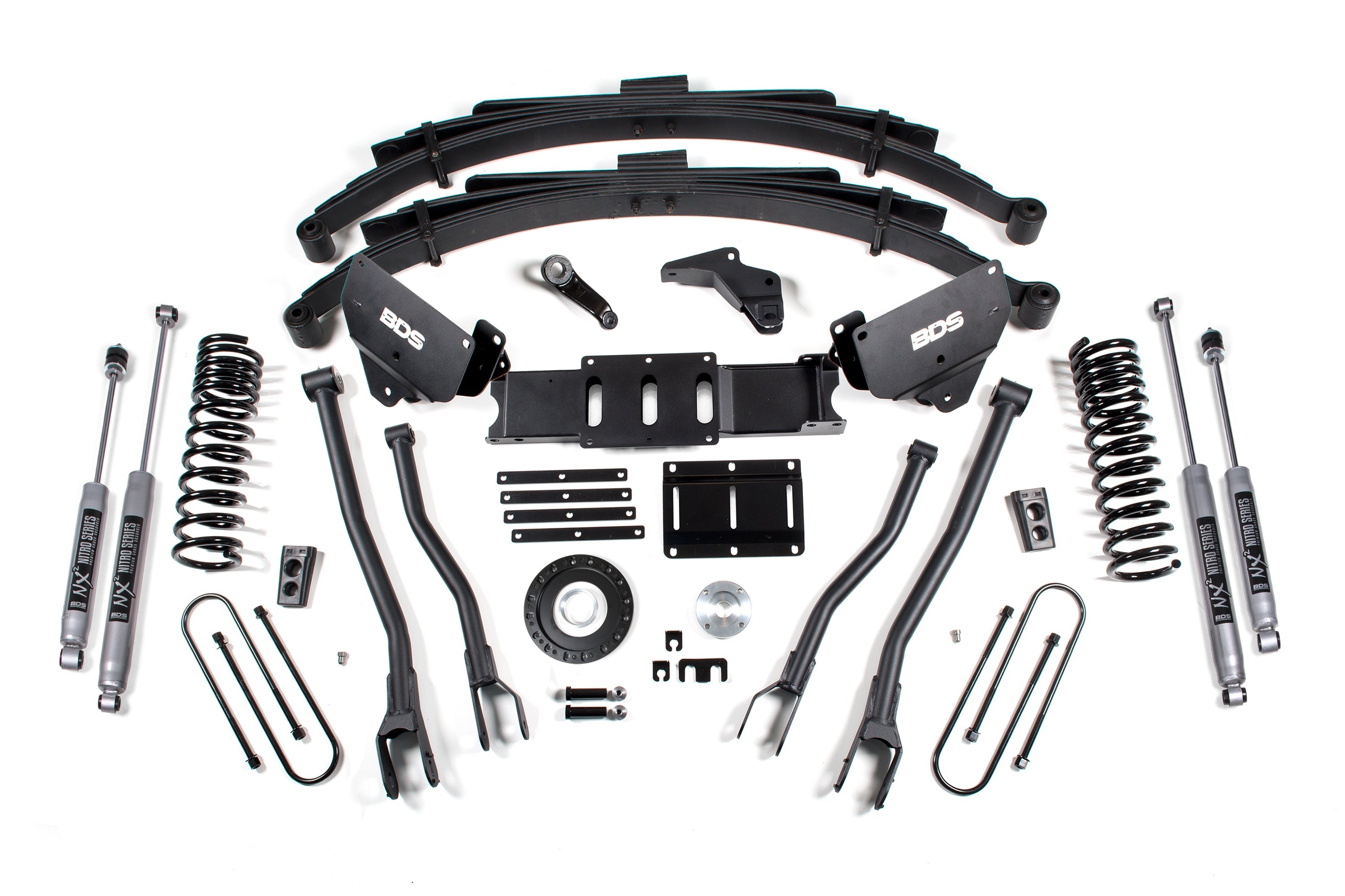 BDS Suspension 6 Inch 4-Link Suspension Lift Kit Ram 3500 4WD Diesel (2013–2018)