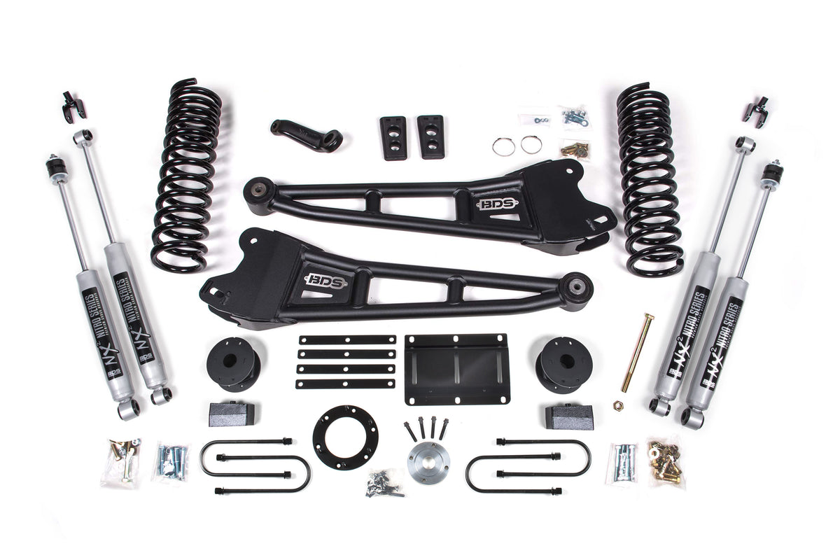 6 Inch Lift Kit w/ Radius Arm | Ram 3500 w/ Rear Air Ride (13-18) 4WD | Diesel - NX2 Nitro Series